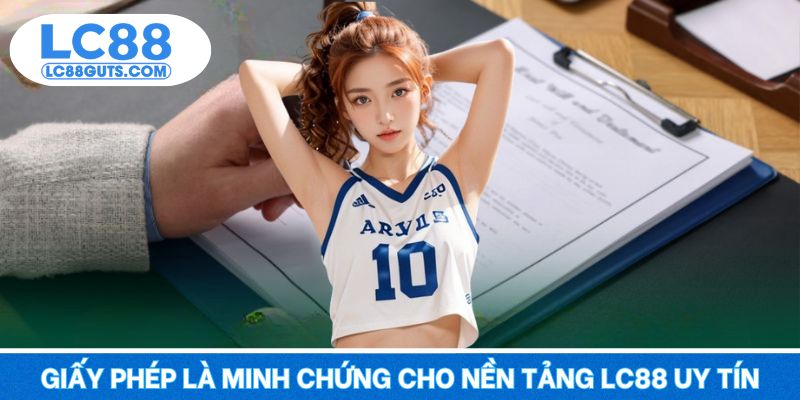 Giấy phép là minh chứng cho nền tảng LC88 uy tín