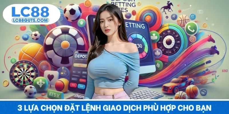 Rút Tiền LC88 - Thanh Toán Chuẩn, Nhận Thưởng Liền 2025 6 3 lựa chọn đặt lệnh giao dịch phù hợp cho bạn